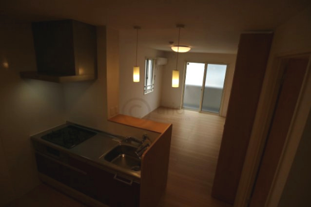 D-room灘北通の居間写真