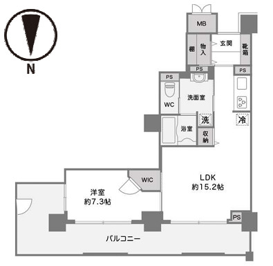 ザレジデンス芦屋スイートの間取り写真