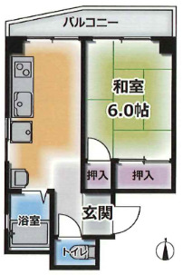 篠原南マンションの間取り写真