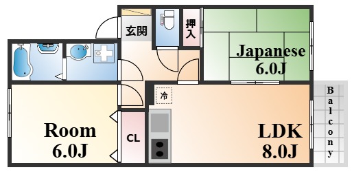 メイプルハイツの間取り写真