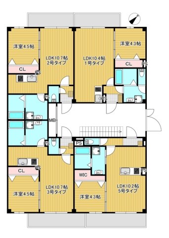 アリビラ六甲の間取り写真