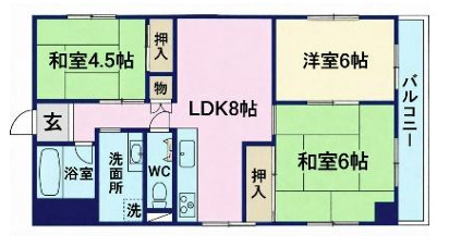 サンヒルズ芦屋2の間取り写真
