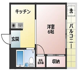 ルペール高見の間取り写真