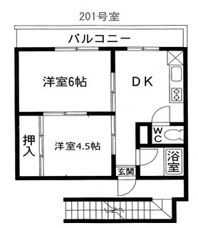 アバントコート摩耶の間取り写真