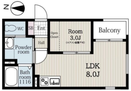 リブレメゾン住吉の間取り写真