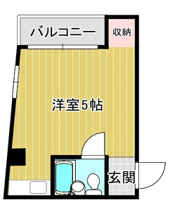 タカラマンションの間取り写真