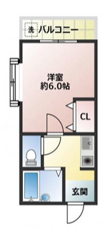 兼山マンションの間取り写真