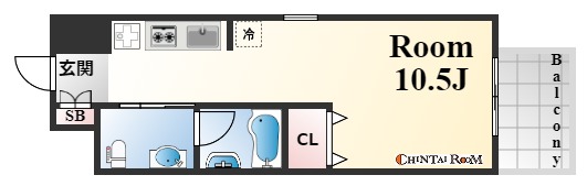 ライフデザイン三宮東の間取り写真