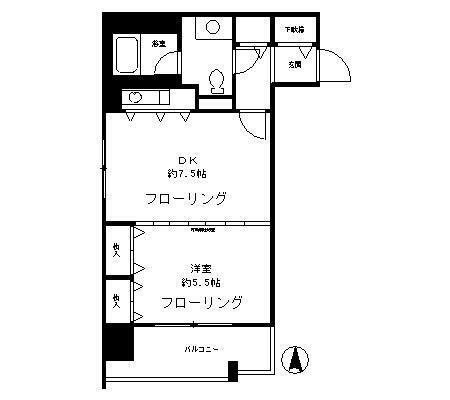 コート住吉の間取り写真