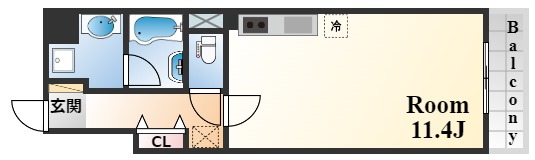 シンプルライフ元町の間取り写真