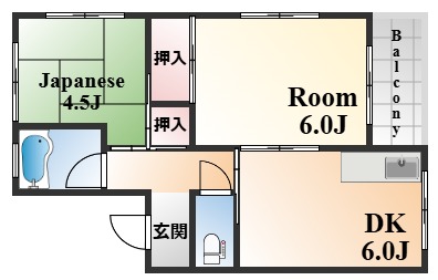 川崎マンションの間取り写真