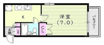 ピュア芦屋の間取り写真