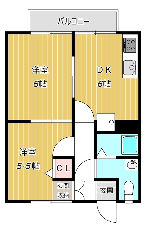 葺合マンションの間取り写真