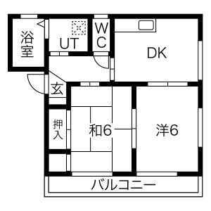 リビング六甲ウエストの間取り写真