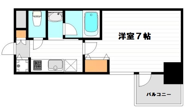 アスヴェル南森町の間取り写真