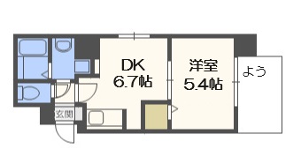 TLRレジデンス難波東の間取り写真