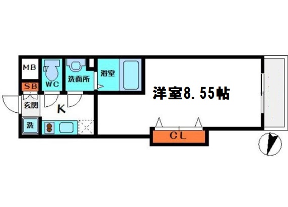 LUXE都島IIの間取り写真