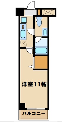 アクアスイート新大阪の間取り写真