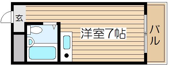 ラパンジール道頓堀の間取り写真