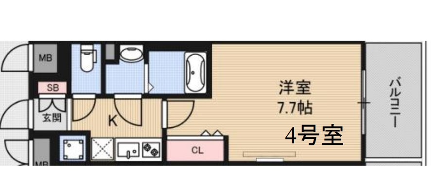 Luxe海老江IIの間取り写真