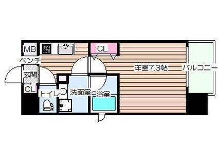 ララプレイス梅田東シエスタの間取り写真