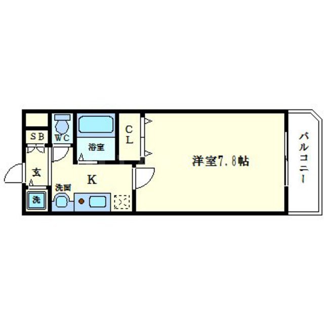 シャインビュー新大阪の間取り写真