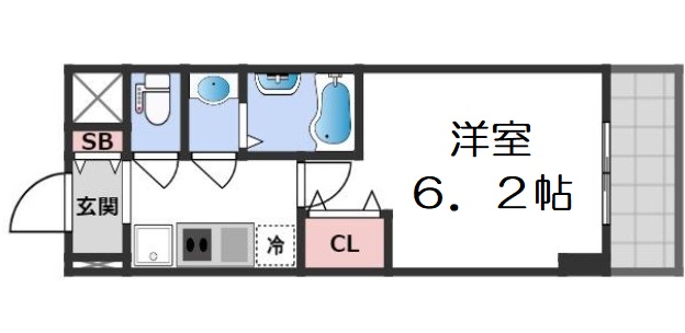 グランパシフィック今里南の間取り写真