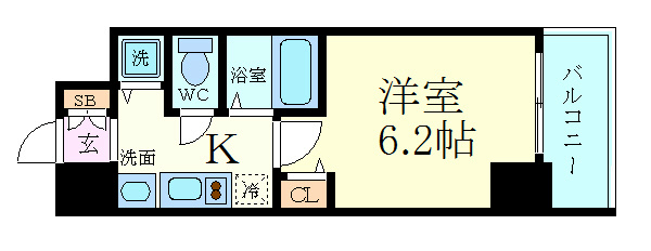 プレサンス本町ジョイスの間取り写真