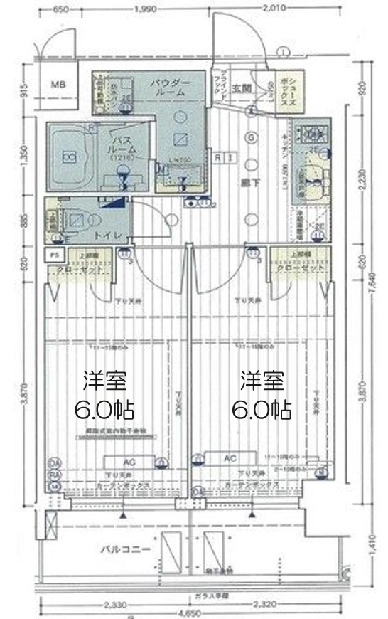 エステムコート難波Vブロードの間取り写真