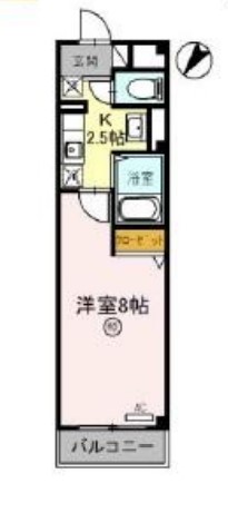 オレンジコート西心斎橋の間取り写真