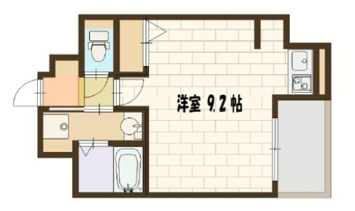 ラナップスクエア難波南の間取り写真
