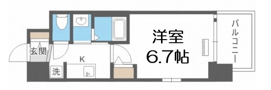 エステムコート新大阪XIVアイシーの間取り写真
