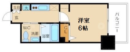 エステムプラザ大阪城パークフロントの間取り写真