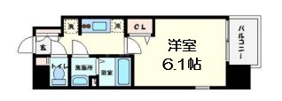 プレサンス松屋町ファステの間取り写真