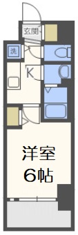 プレサンス塚本駅前の間取り写真