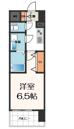 ファーストフィオーレ難波クレシアの間取り写真