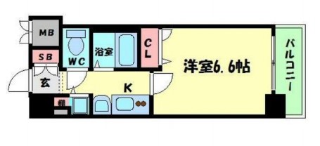 プレサンス本町プライムの間取り写真