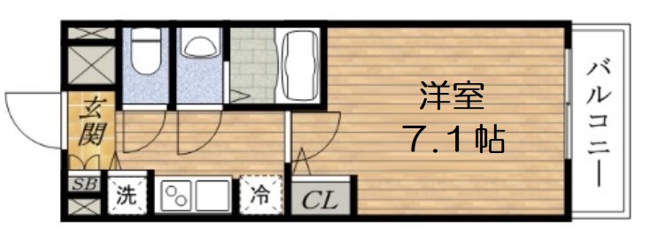 S-RESIDENCE新大阪駅前の間取り写真