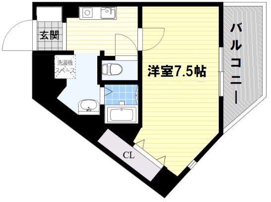 SWISS難波西の間取り写真