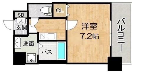CASSIA福島駅前の間取り写真