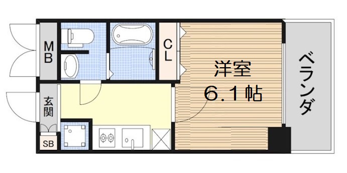 プレサンス松屋町グレースの間取り写真