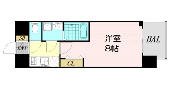 S-RESIDENCE天満Gracisの間取り写真