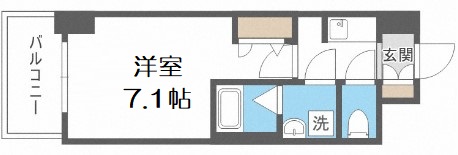 S-RESIDENCE大阪九条NORTHの間取り写真