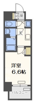 プレサンス天神橋スカイルの間取り写真