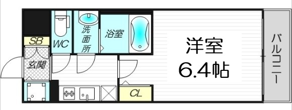 エスリード新大阪ラヴァーグの間取り写真