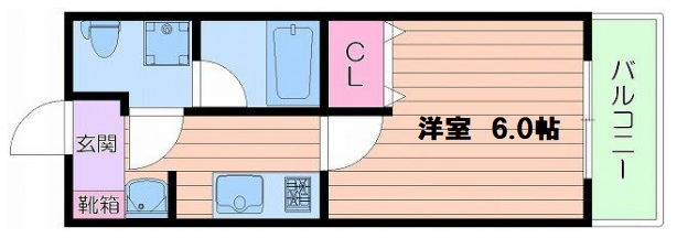 レオンコンフォート難波の間取り写真