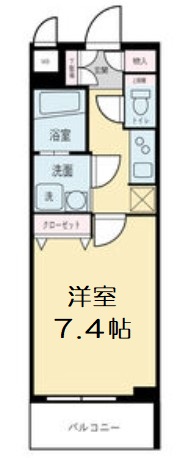サムティ北梅田VESSELの間取り写真