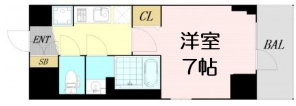 City Lux Namba Southの間取り写真