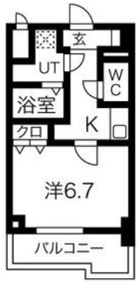 S-RESIDENCE難波Vialeの間取り写真