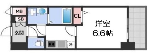 ベイサイドパークOSAKAサウスレジデンシスの間取り写真